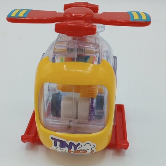 Vintage 1986 SuperToys Friction Pull Back & Go Tiny Heli Helicopter - Picture 2 of 7